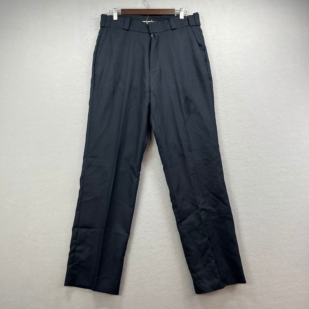 Tact Squad Uniform Pants Mens 33x32 Navy Straight Leg Polyester Professional